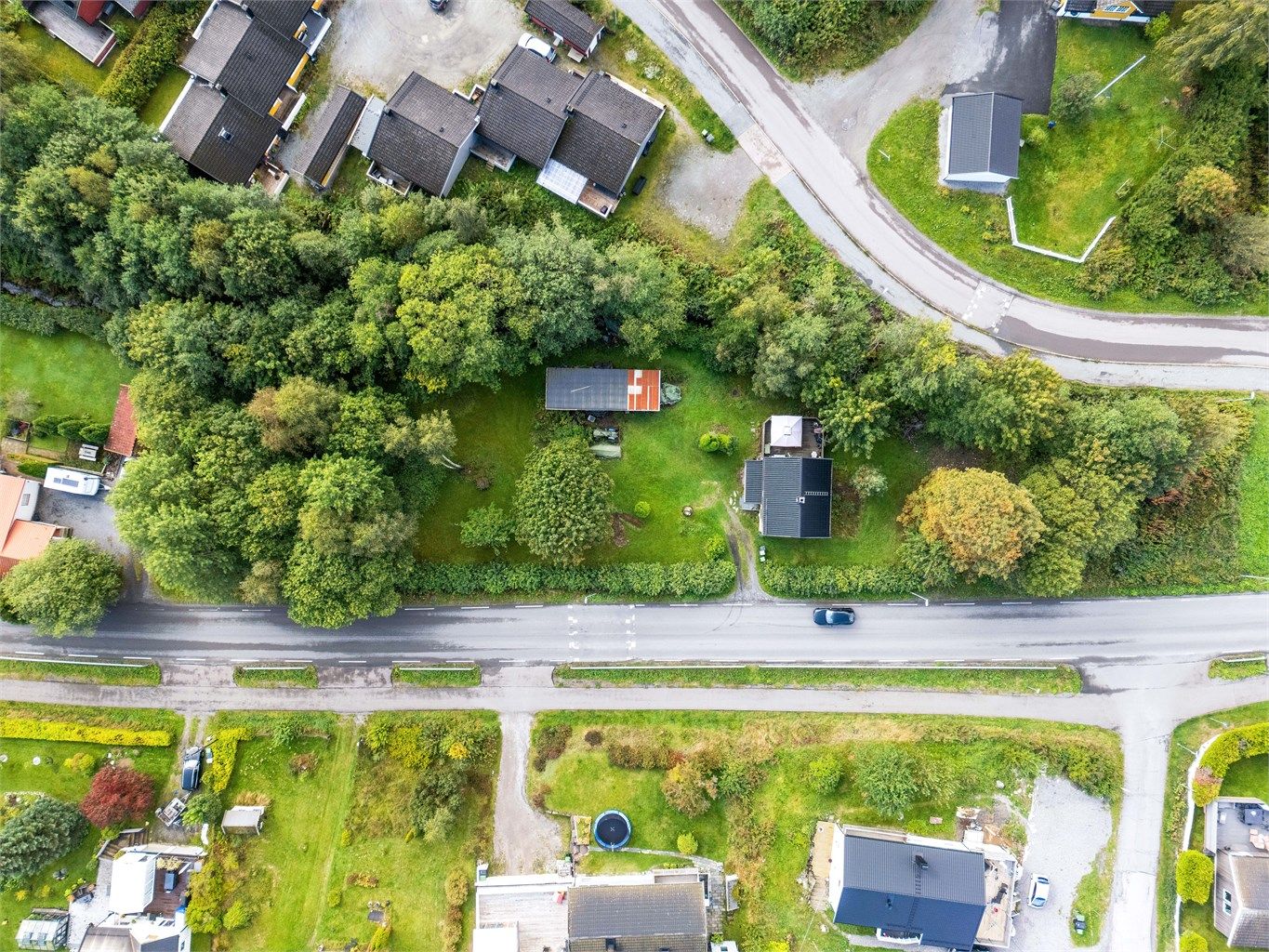 Eiendommen er på 2334 kvm