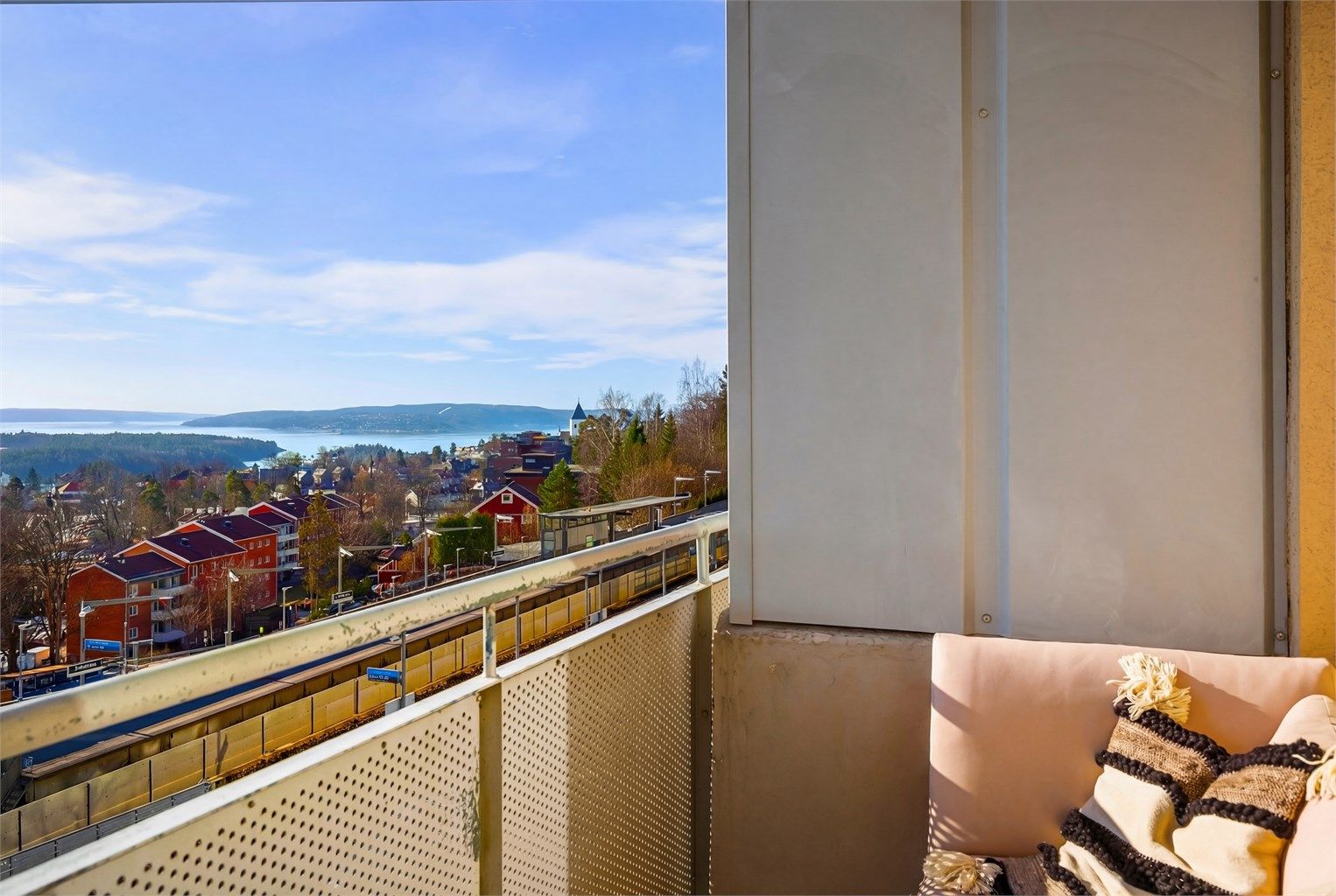 Utsikt fra balkongen