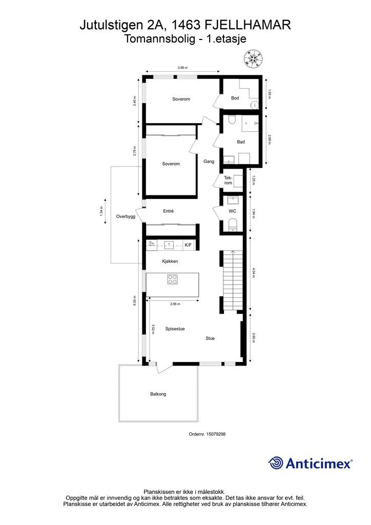 Plantegning - 1.etasje
