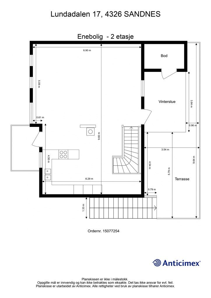 Plantegning 2 etasje