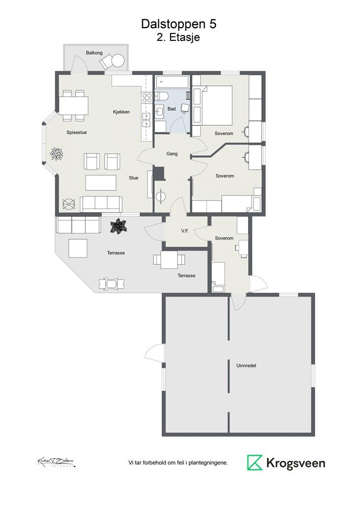 Plantegning 2.etasje.