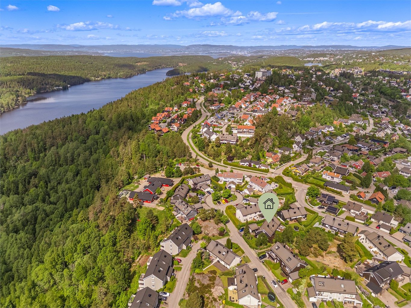 Bade- og fiskemuligheter i Gjersjøen