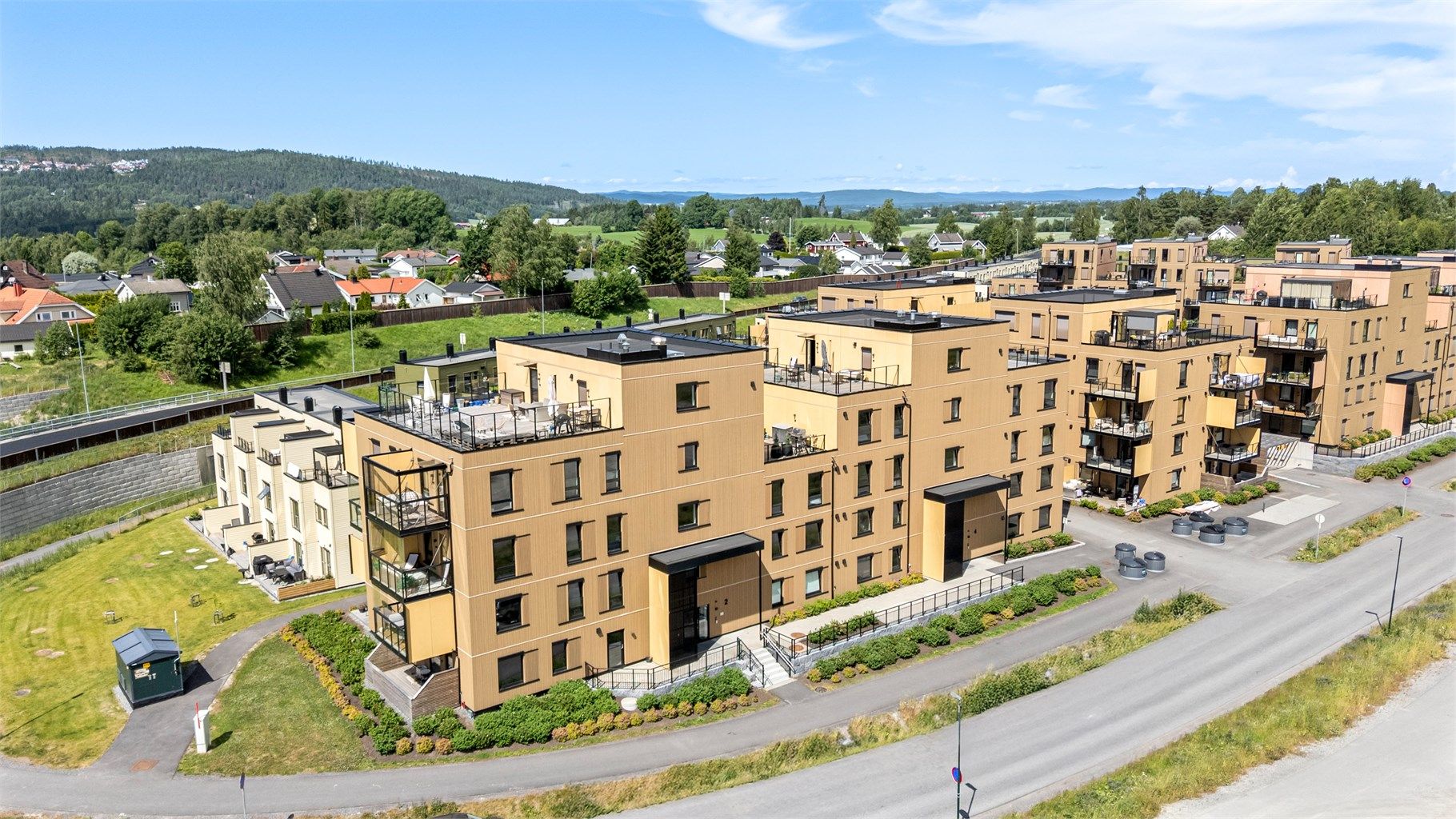 Her bor du sentralt på Frogner, med kort vei til butikker, togstasjon og turområder.
Foto: Espen Edin Døhlen