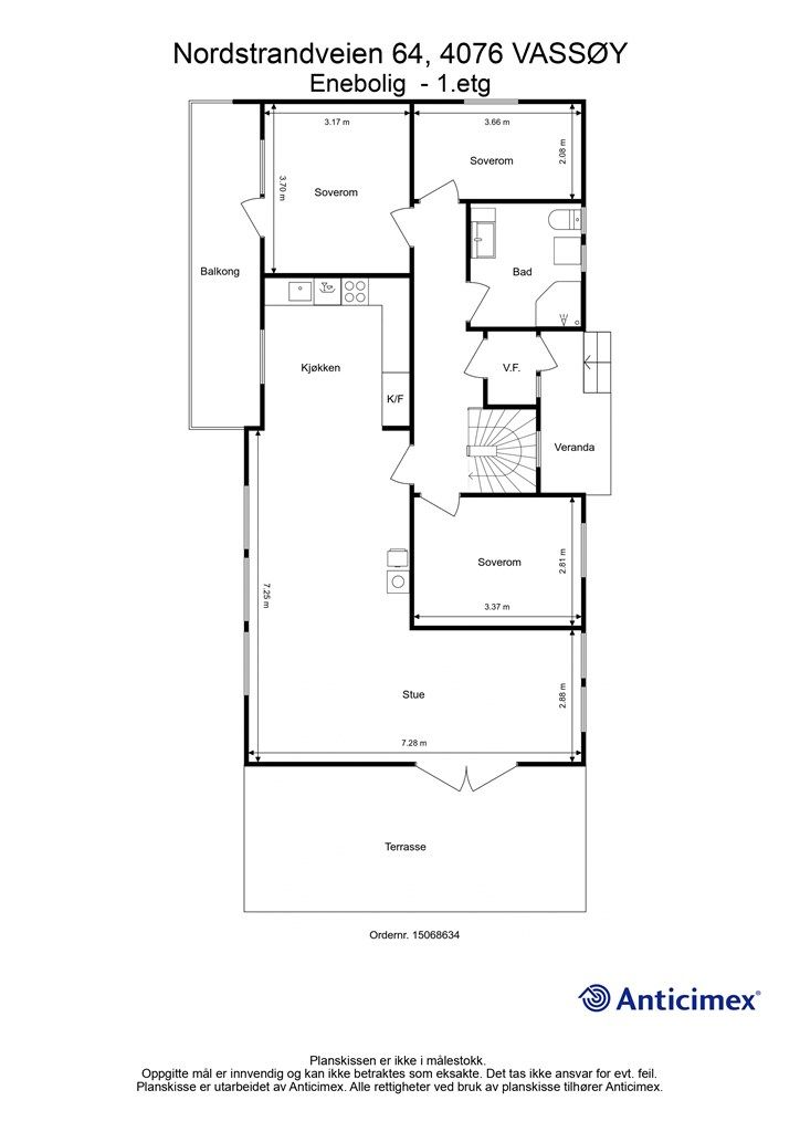 Plantegning 1. etasje
