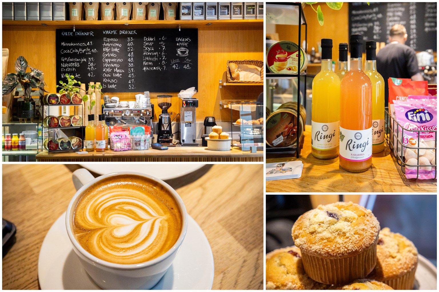 Kaffe & Brød i Disenveien er kun noen få minutters gange unna boligen (ca. 230 meter)