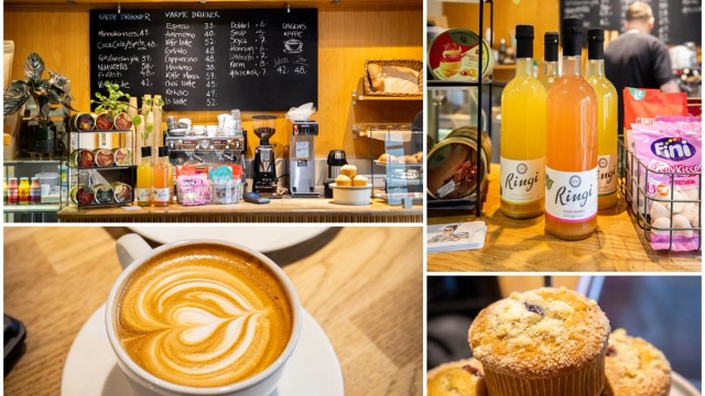 Kaffe & Brød i Disenveien er kun noen få minutters gange unna boligen (ca. 230 meter)