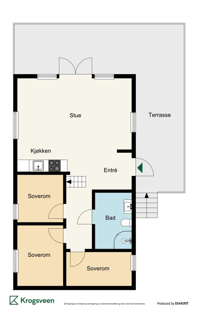 Plantegning 1. etasje