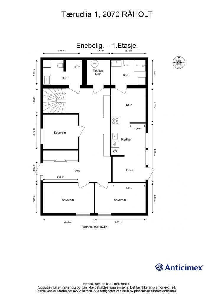 Plantegning 1. etasje