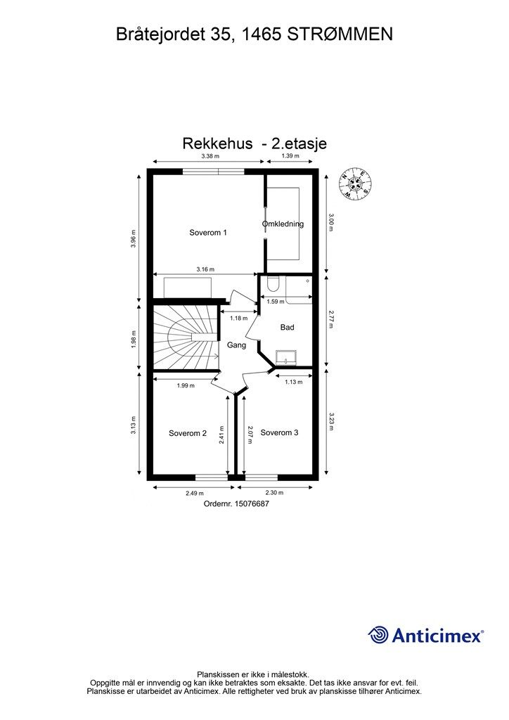 Plantegning 2.etasje.