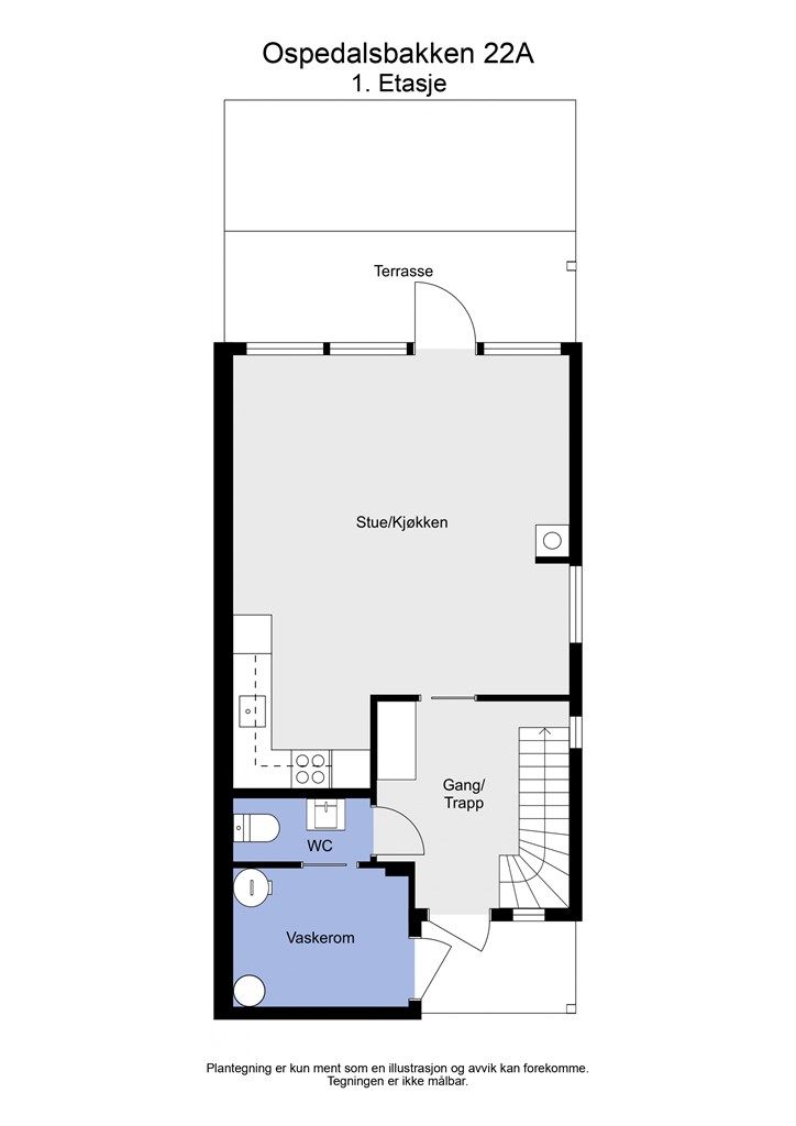 2 D plantegninger 1. etasje
