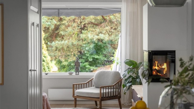 Vinduene i boligen ble byttet i 2015
