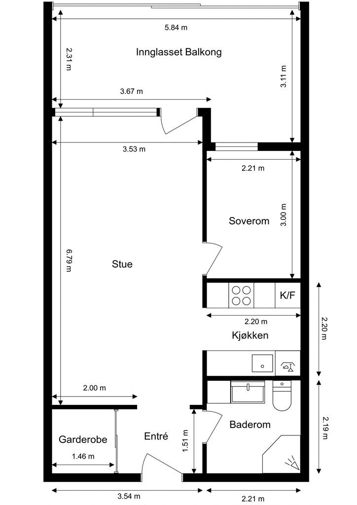 Plantegning - 1. etasje