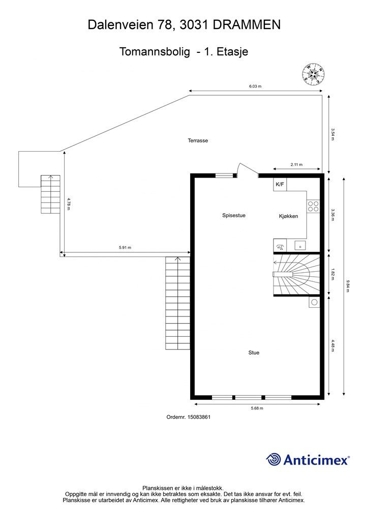Plantegning - 1. etasje