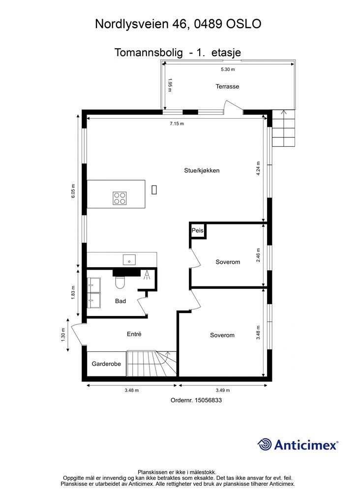 Planskisse - 1. etasje