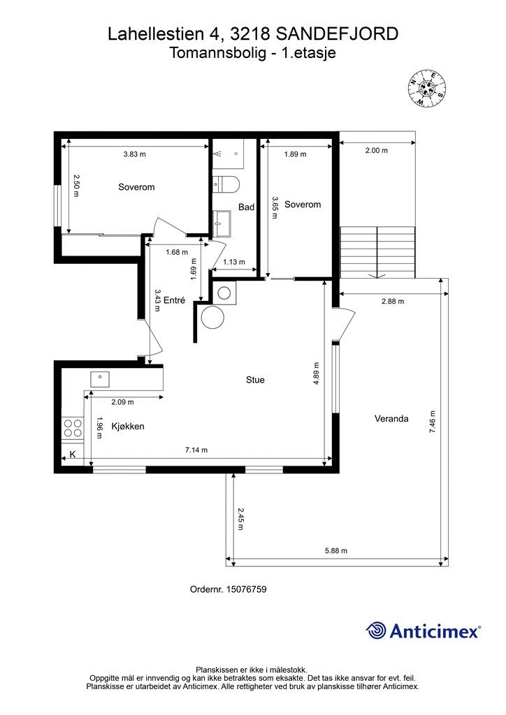 Plantegning 1.etasje.