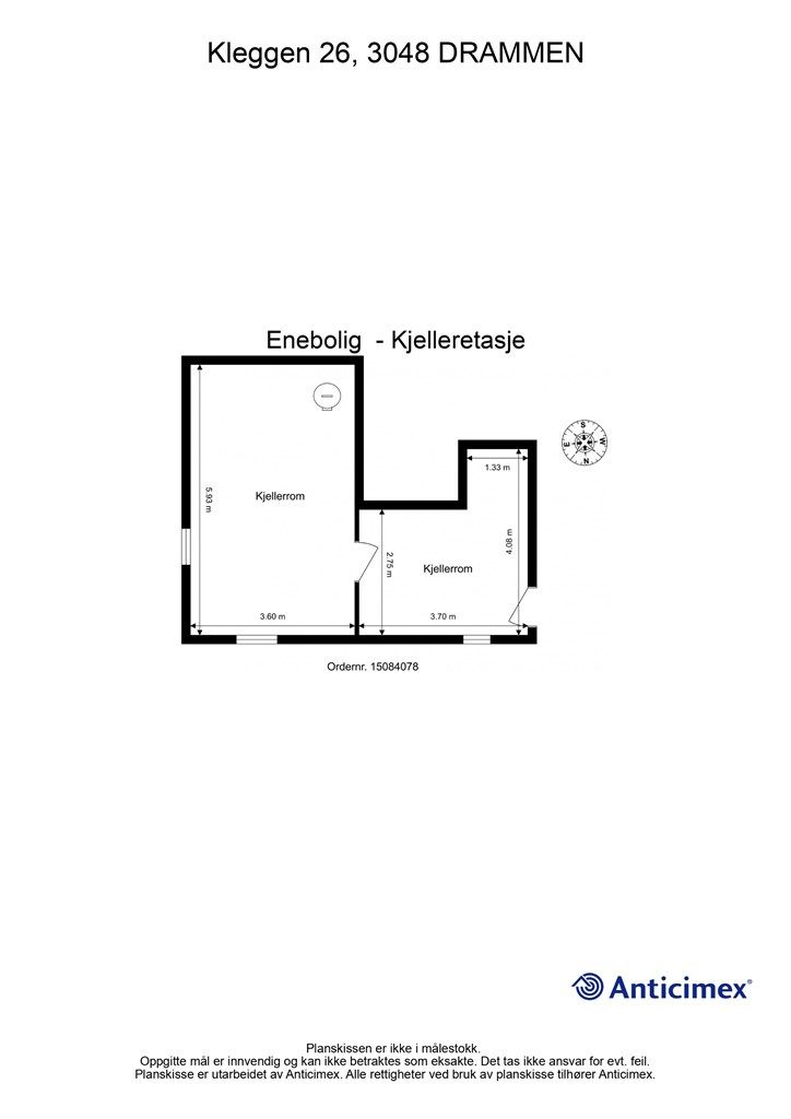 Plantegning - Kjeller