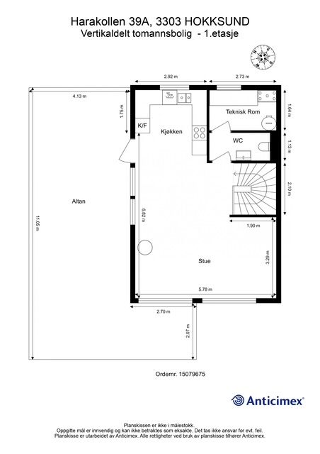 Plantegning 1. etasje