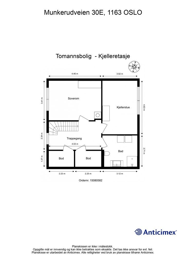 Plantegning - Kjeller