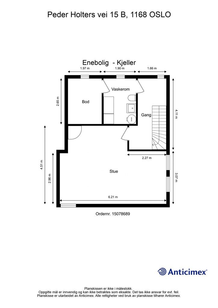 Plantegning U. etasje. 