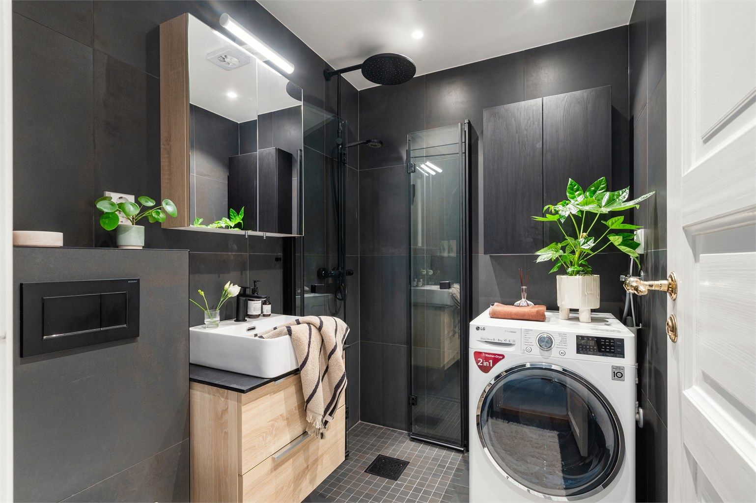 Badet ble totaloppusset i regi av borettslaget i 2021.