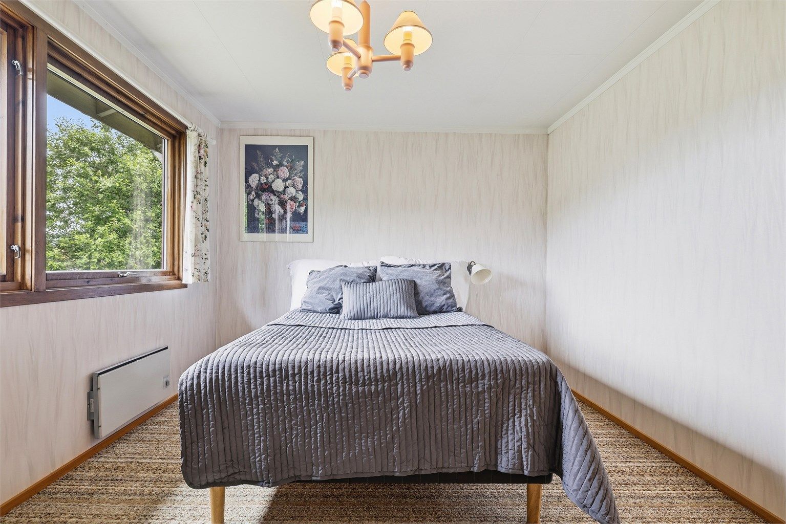 Hele fire soverom betyr god fleksibilitet og mange valgmuligheter for familien. 