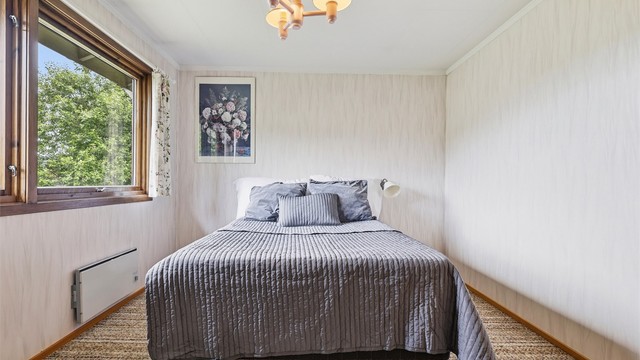 Hele fire soverom betyr god fleksibilitet og mange valgmuligheter for familien.