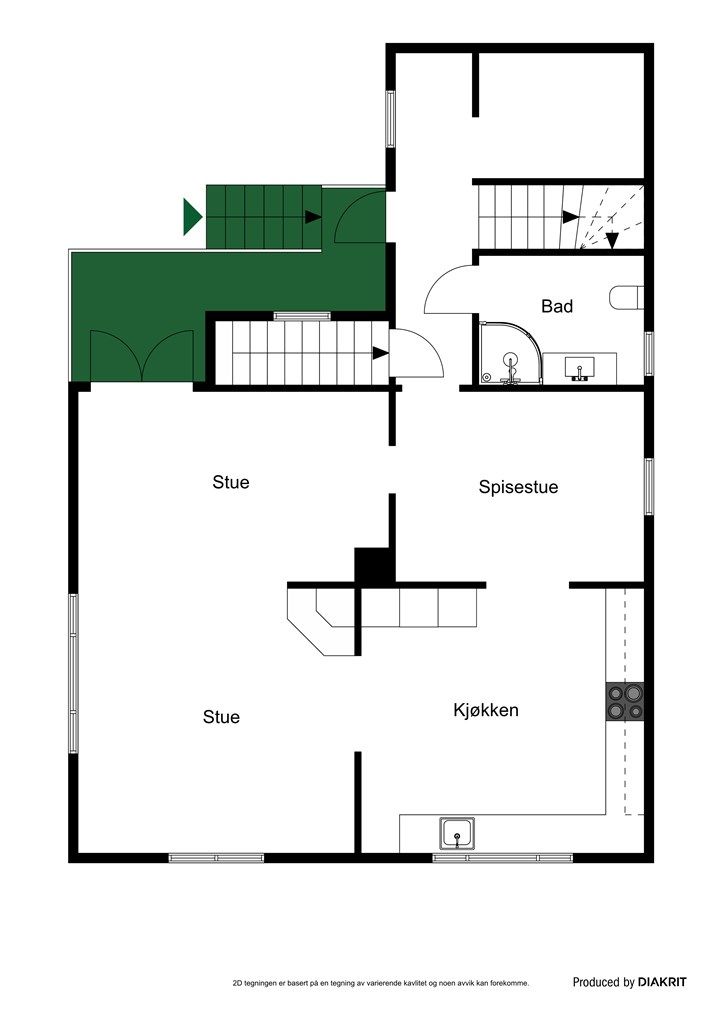 Plantegning - 1. etasje
