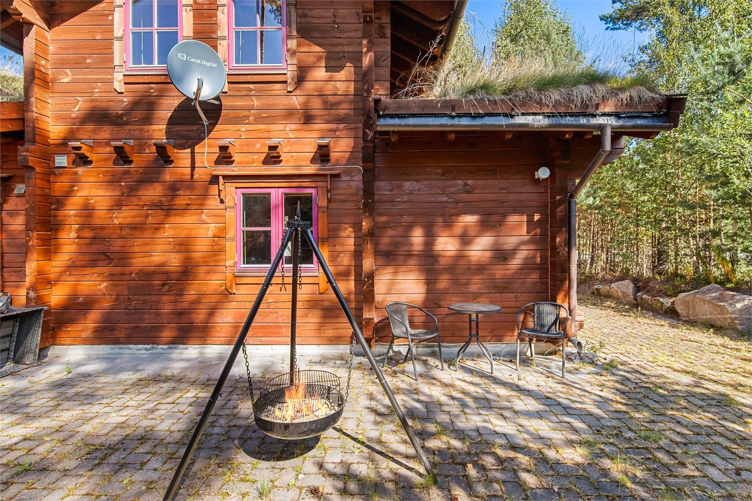 Her finner man alltid et lunt og solrikt sitte område