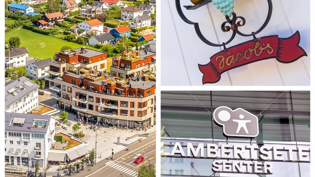 Gangavstand til et rikt servicetilbud i bydelens 3 handelssentre, Sæter, Holtet og Lambertseter