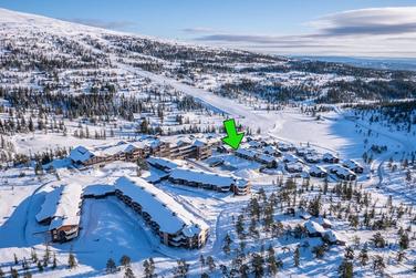 Velkommen til Norefjell Ski & Spa, leilighet 5241 i hus X - En attraktiv, vestvendt topp-/hjørneleilighet med utsikt  