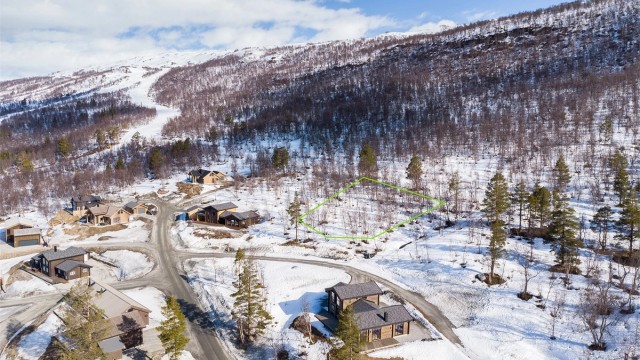 Krogsveen Sunnmøre v/Harald Osdal har gleden av å presentere en flott hyttetomt øverst i Bjorlia med ski-in-ski out!
