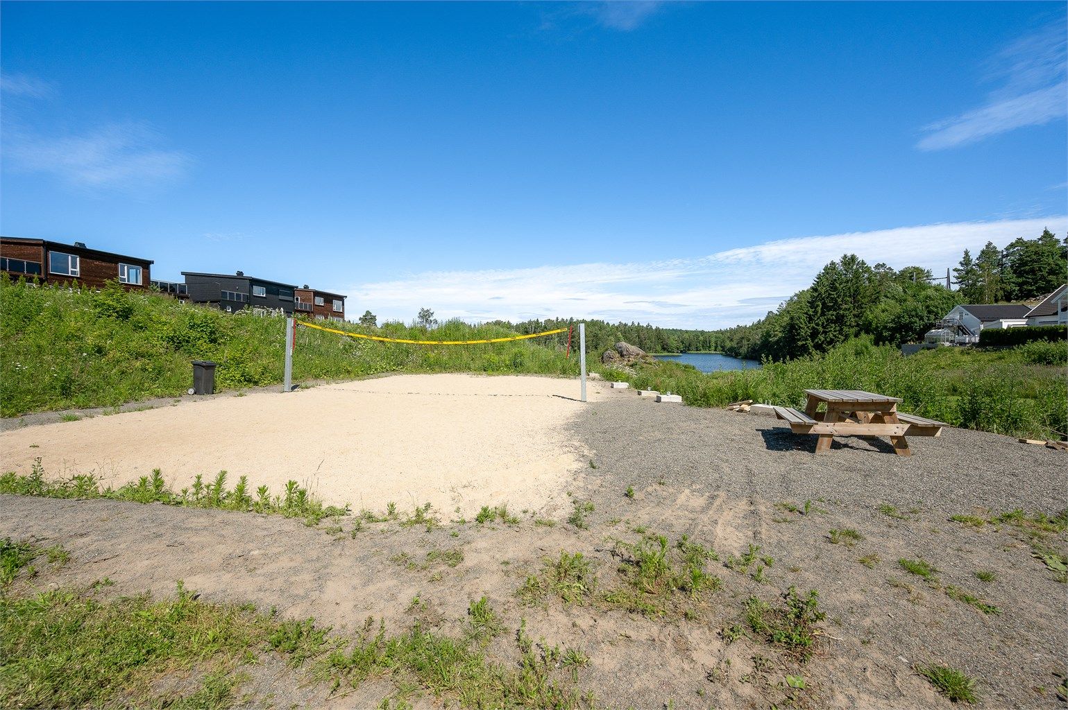 Trivelig friområde like nedenfor eiendommen