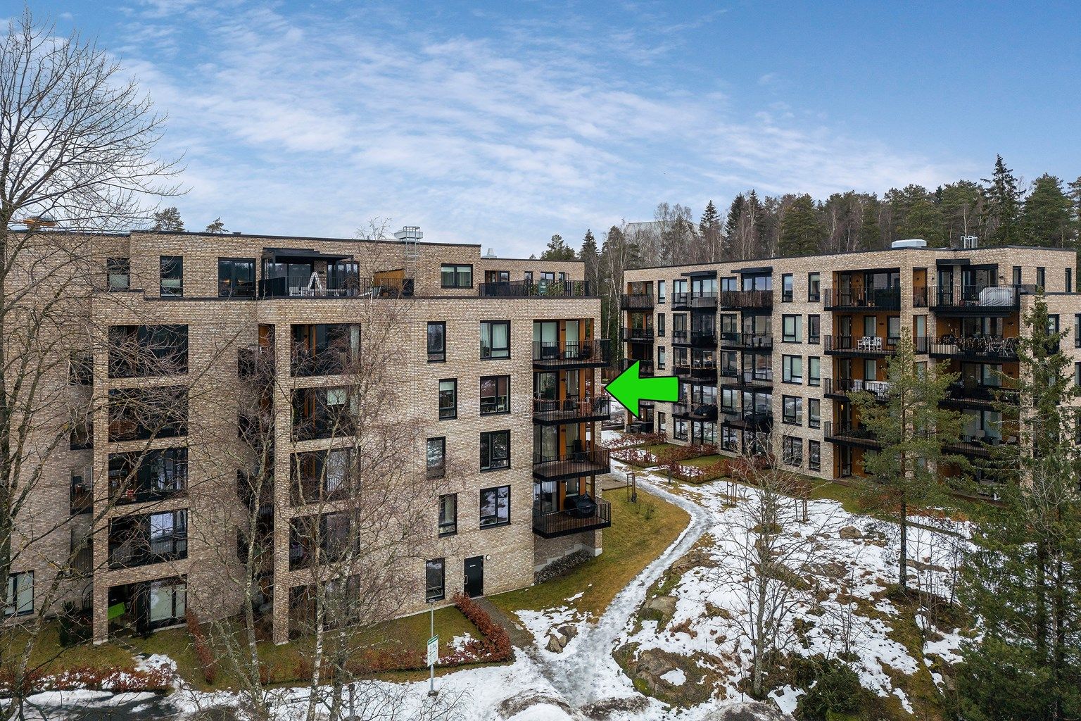 Nyere flott 2-roms hjørneleilighet i 3. etasje