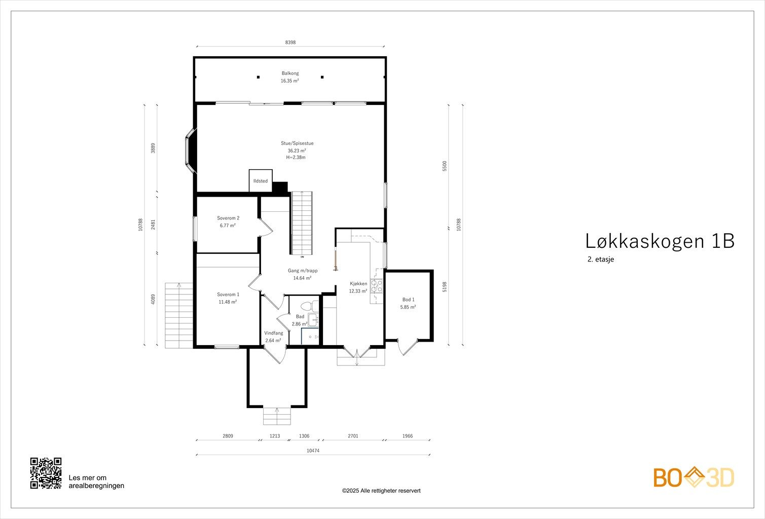 Plantegning 2.etasje