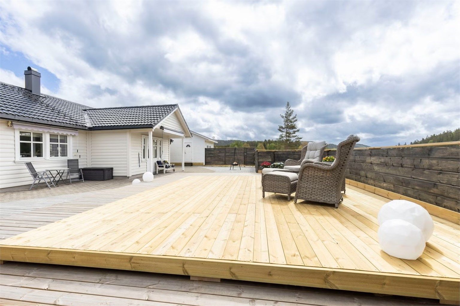 Meget usjenerte uteplasser