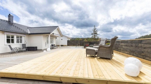 Meget usjenerte uteplasser