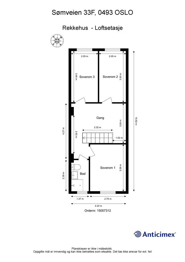 Plantegning 2. etasje