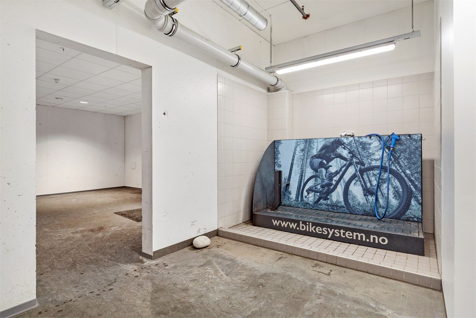 Tilgang til egen vaskestasjon i tilknytning til sykkelparkeringen