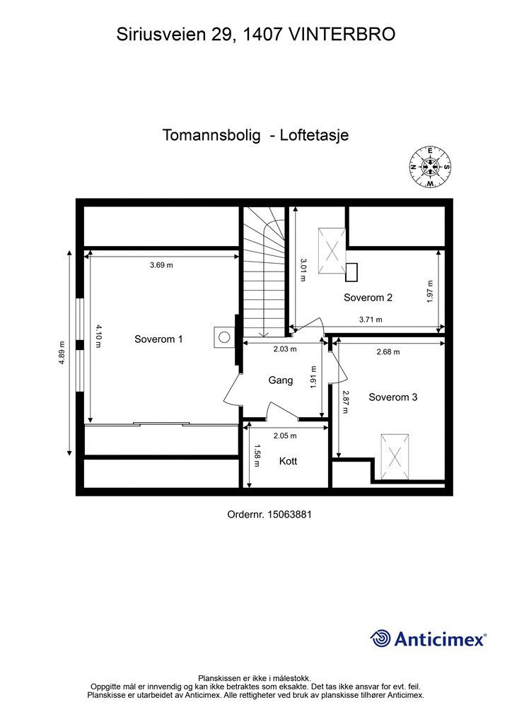 Plantegning - 2. etasje