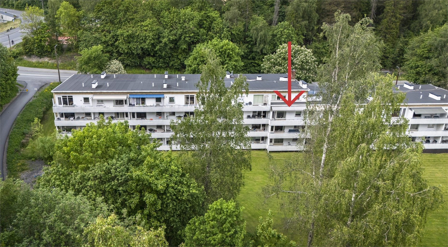 Hyggelig og arealeffektiv leilighet beliggende i et rolig og attraktivt boligområde på Eiksmarka/Østerås. Foto: Tommy Strømmen
