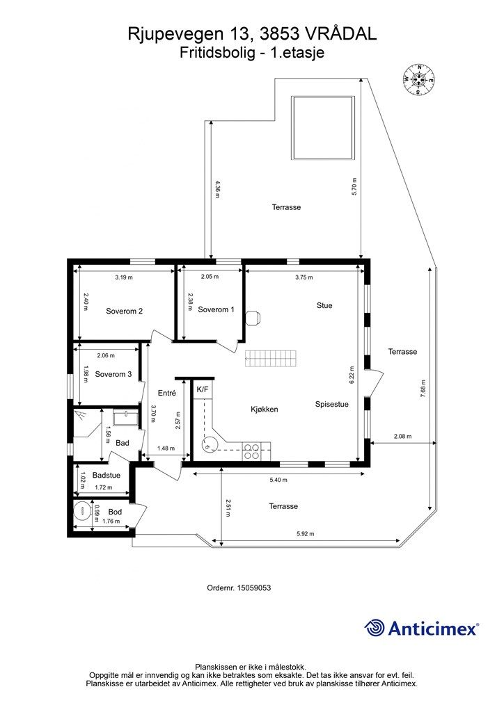 Plantegning 1. etasje