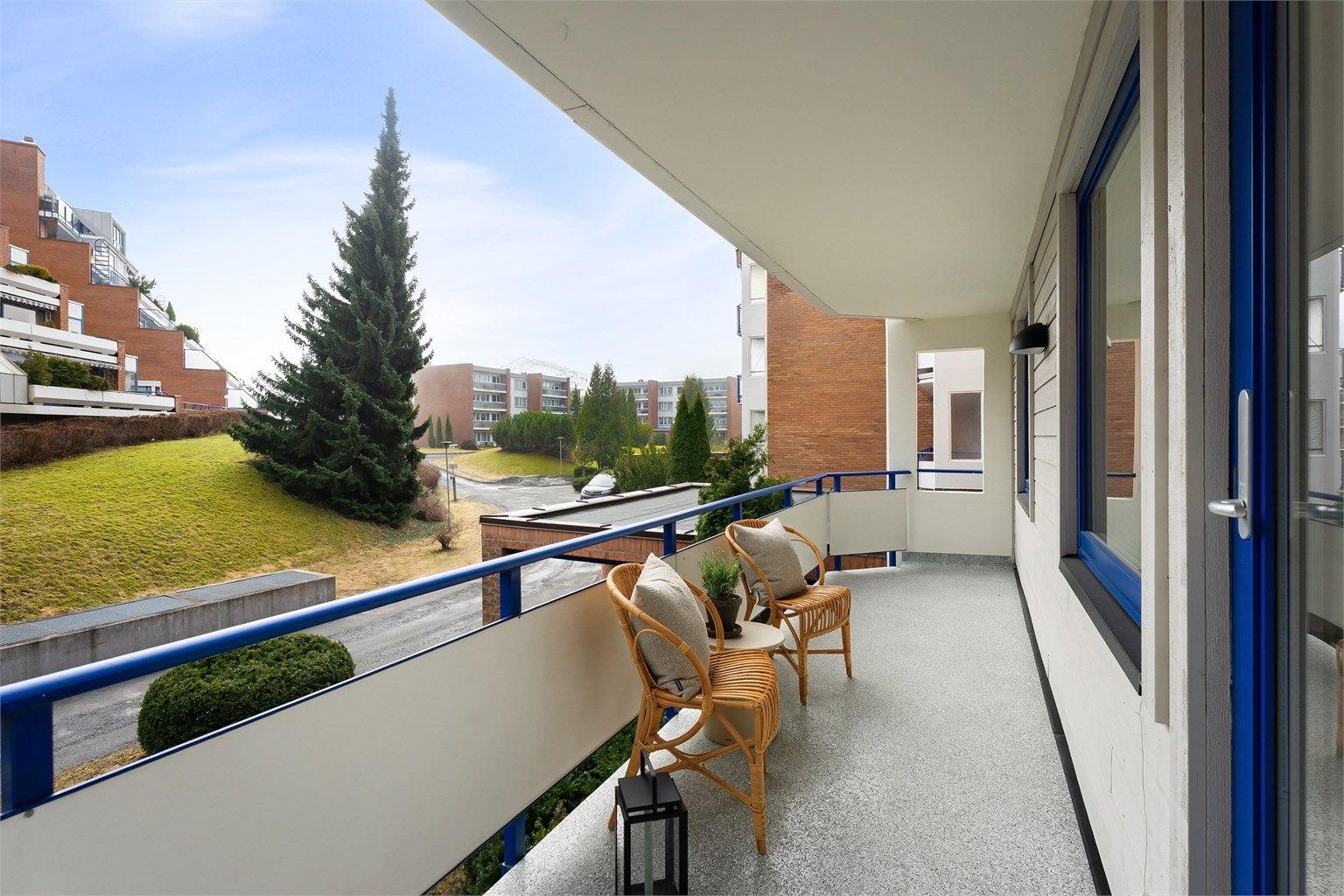 Leiligheten to herlige balkonger, én sydøstvendt og én nordvestvendt