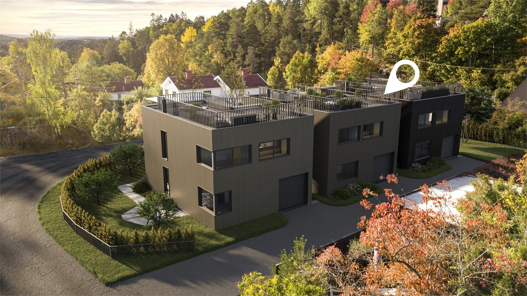 3 D illustrasjon av prosjektet.