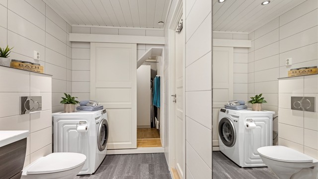 Badet mot bod/teknisk rom