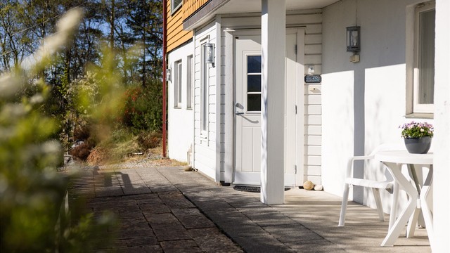Inngangspartiet er trivelig!