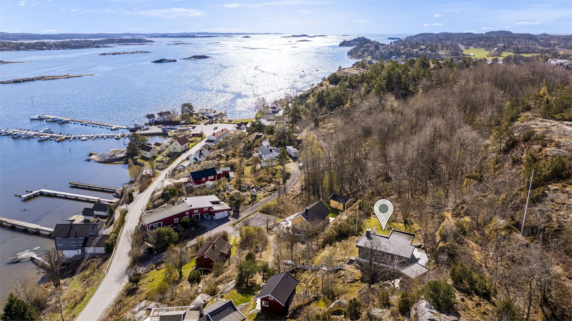 Tøffelavstand til Lahelle badestrand 