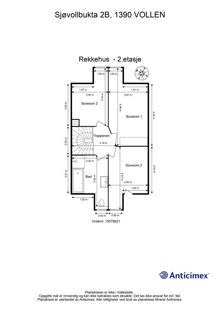 Plantegning - 2.etasje