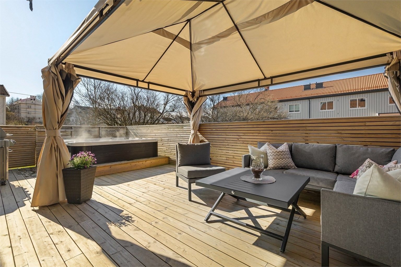 Terrassen er på hele 31 kvm