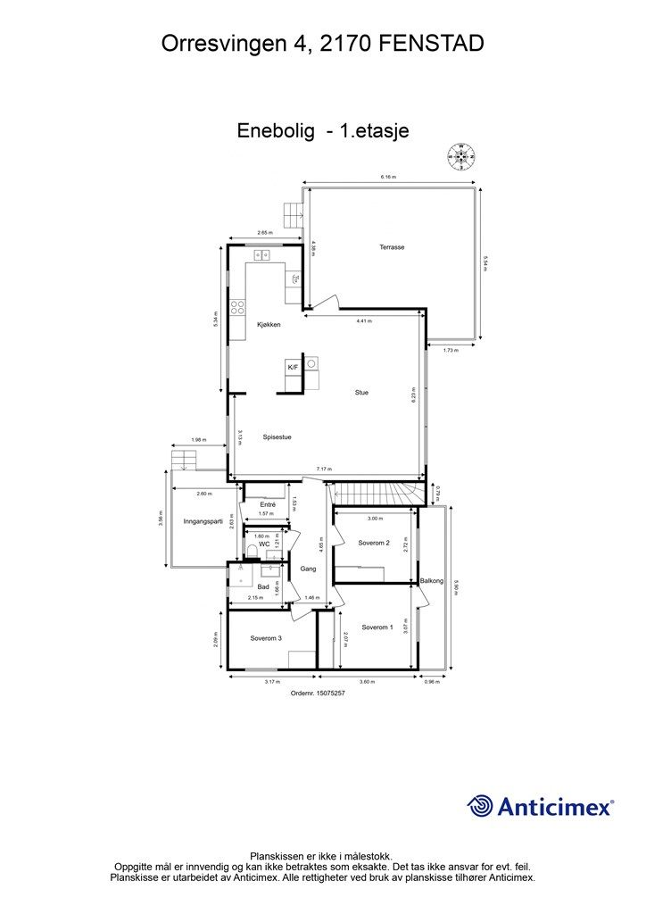 Plantegning - 1.etasje