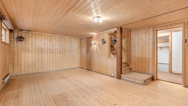 Romslig kjellerstue